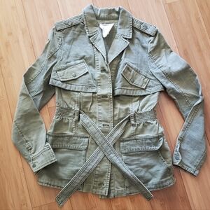 Hei Hei Ruffle-back Military Jacket S